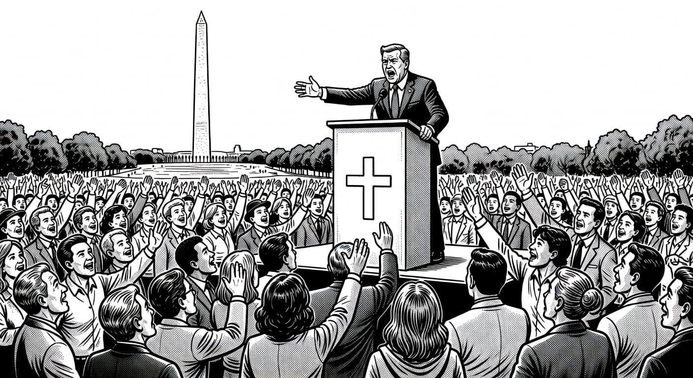 Johnson Calls 'Christian Nationalism' a Slur, Then Proposes Bible as Official U.S. Legal Code