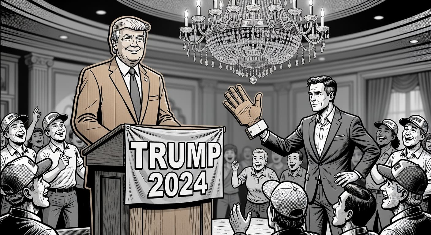 Trump Endorses Massie’s Primary Opponent, a Cardboard Cutout He Describes as ‘Tremendous Spine’