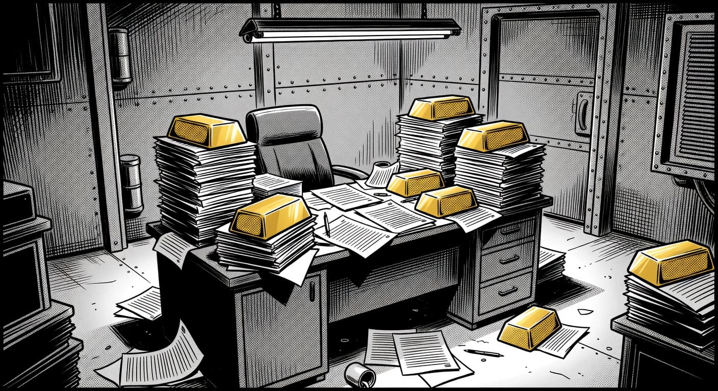 CIA Reclassifies Missing Gold Bars As Heavy-Duty Document Stabilizers